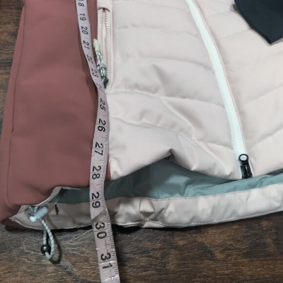 Sweaty Betty Method Hybrid Ski Jacket Faux Fur Hood Women's M, No Belt - Picture 14 of 15